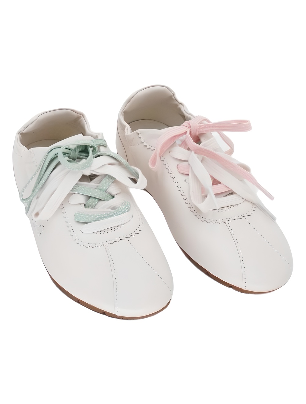 Coach Soft Sneaker Chalk Leather Lace Up Sneakers Size 7B